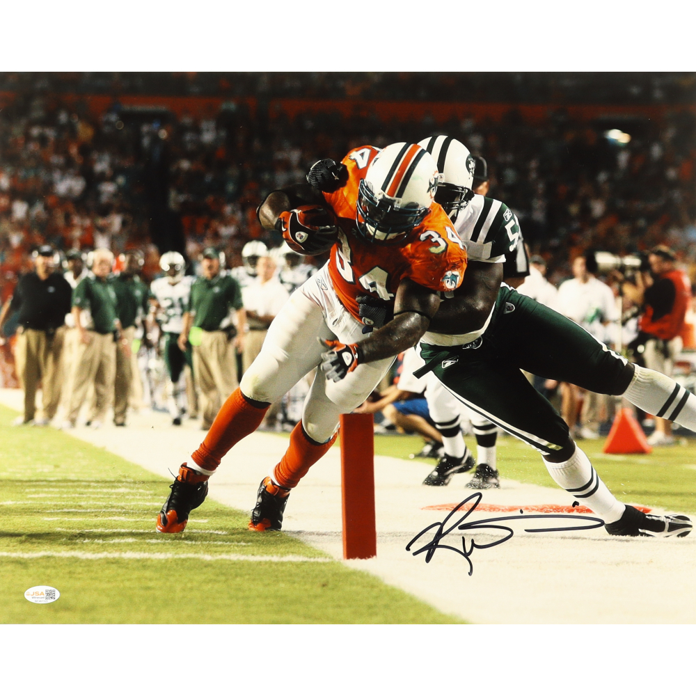 Rickey Williams Signed Dolphins 16x20 Photo (JSA) at PristineAuction.com
