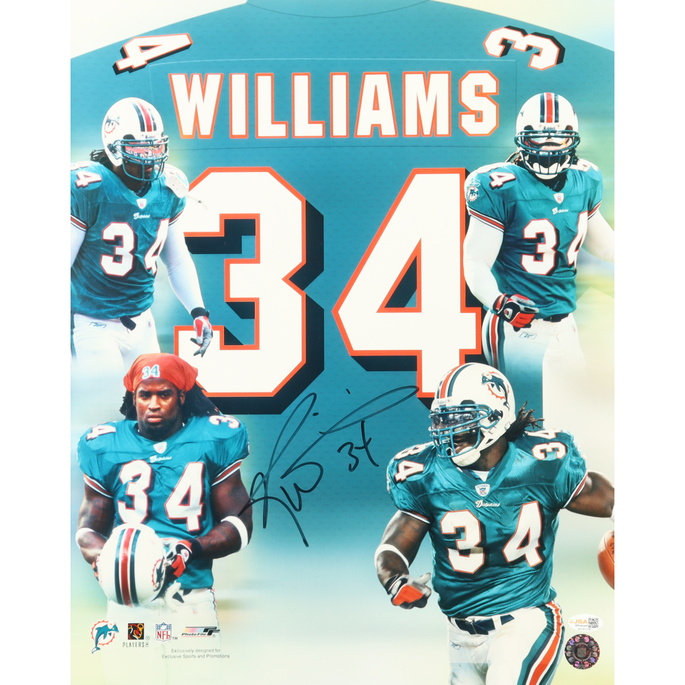 Rickey Williams Signed Dolphins 16x20 Photo (JSA) at PristineAuction.com