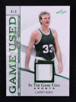 Larry Bird 2025 Leaf ITG Used Sports Game Used Memorabilia Emerald Foil JSY #GM24 #4/4 at PristineAuction.com