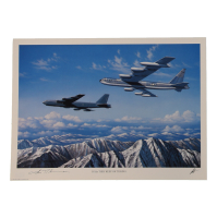 John T. Chain Jr. Signed Stan Stokes "B-52s: They Keep on Ticking" Lithograph (AIV) at PristineAuction.com