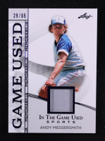 Andy Messersmith 2025 Leaf ITG Used Sports Game Used Memorabilia Blue Foil JSY #GM4 #29/65 at PristineAuction.com