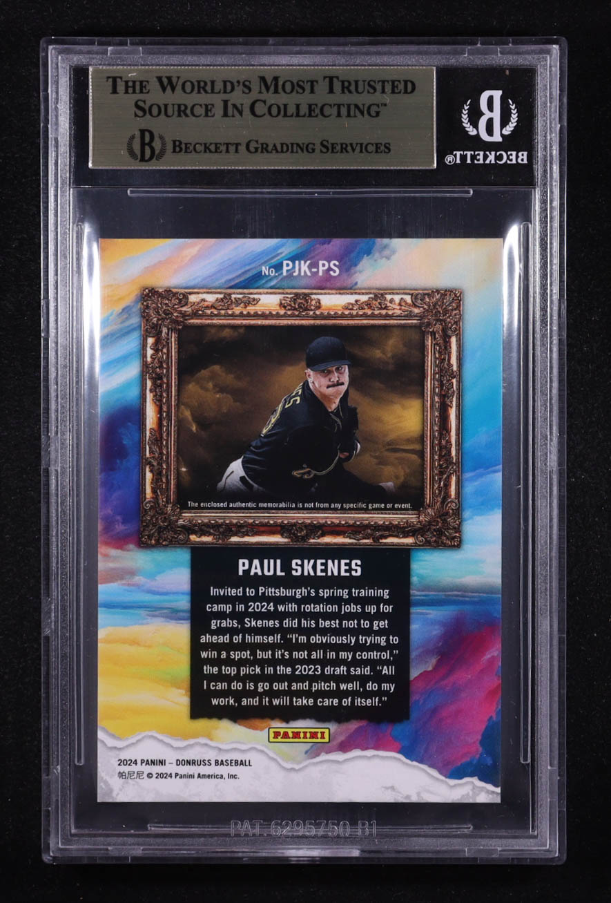 Paul Skenes 2024 Donruss Prospect Jersey Kings Orange Ice #PJK-PS RC (BGS 9.5) at PristineAuction.com Paul Skenes 2024 Donruss Prospect Jersey Kings Orange Ice #PJK-PS RC (BGS 9.5) at PristineAuction.com