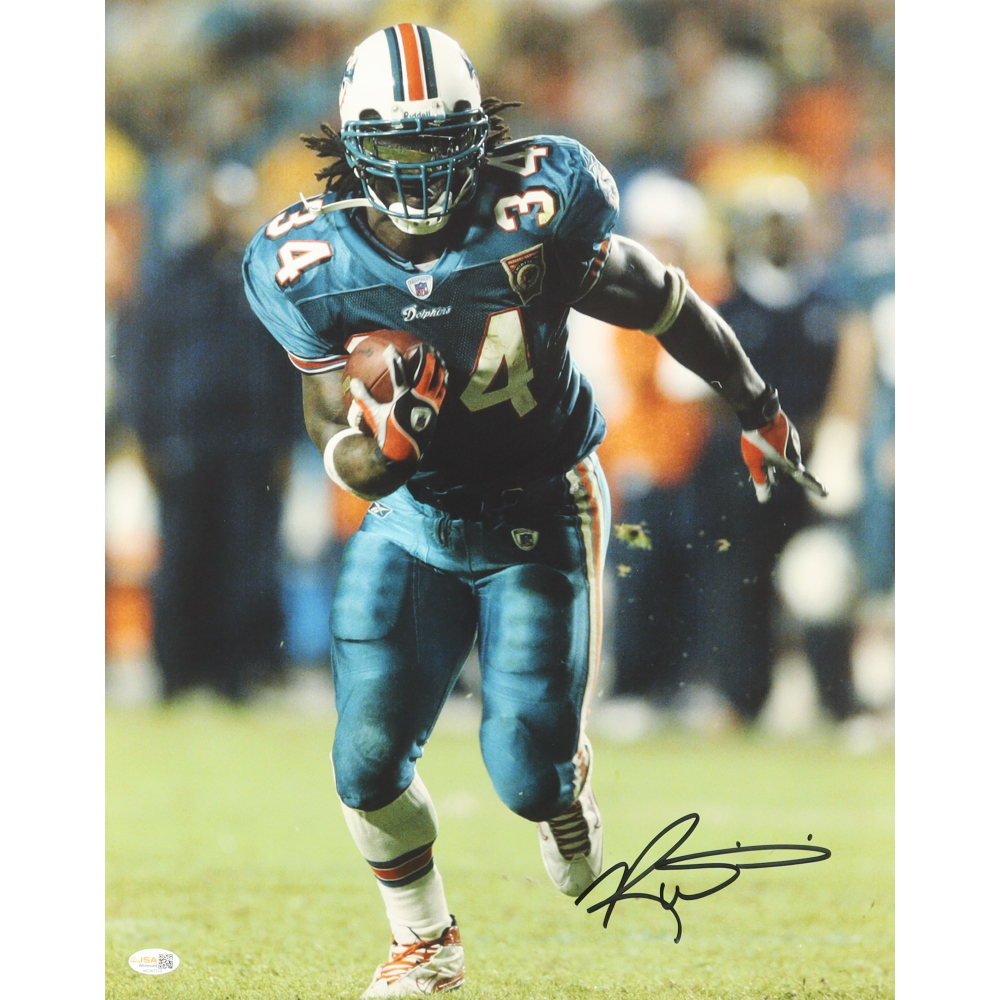 Rickey Williams Signed Dolphins 16x20 Photo (JSA) at PristineAuction.com