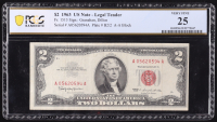 1963 U.S. $2 Legal Tender Note, Red Seal - Fr. 1513 (AA Block) Signed: Granahan / Dillon (PCGS Very Fine 25) at PristineAuction.com