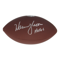 Warren Moon Signed NFL Football Inscribed "HOF 06" (Schwartz) at PristineAuction.com