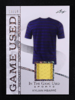 Kylian Mbappe 2025 Leaf ITG Used Sports Game Used Memorabilia Silver Sparkle Foil JSY #GM23 #13/25 at PristineAuction.com