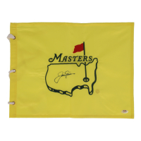 Jack Nicklaus Signed Masters Tournament Golf Pin Flag (PSA) at PristineAuction.com