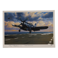 Guy Bordelon Signed Stan Stokes "Working The Night Shift" Lithograph Inscribed "VC-3" (AIV) at PristineAuction.com