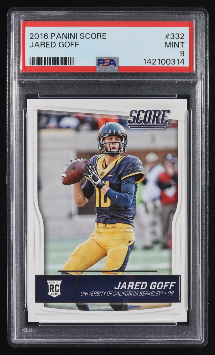 Jared Goff 2016 Score #332 RC (PSA 9) at PristineAuction.com Jared Goff 2016 Score #332 RC (PSA 9) at PristineAuction.com