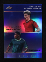 Alejandro Garnacho / Endrick 2023 Leaf Metal Special Release Exclusive Rookie Edition Prismatic Blue #ERE05 #8/20 at PristineAuction.com