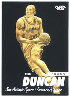 Tim Duncan 1997-98 Fleer Feel the Game LE 23KT Gold RC at PristineAuction.com