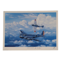 Joe M. Bean Signed Stan Stokes "Birth Of A Legend" Lithograph (AIV) at PristineAuction.com