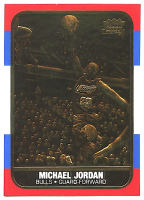 Michael Jordan 1997 Fleer LE 23KT Gold Card | 1986-87 Fleer RC at PristineAuction.com