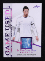 Cristiano Ronaldo 2025 Leaf ITG Used Sports Game Used Memorabilia Purple Foil JSY #GM7 #3/8 at PristineAuction.com