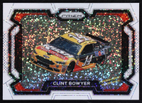 Clint Bowyer 2024 Panini Prizm Rides Prizms White Sparkle #3 at PristineAuction.com
