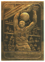 Charles Barkley 1997 Fleer LE 23KT Gold Card | 1986-87 Fleer RC at PristineAuction.com