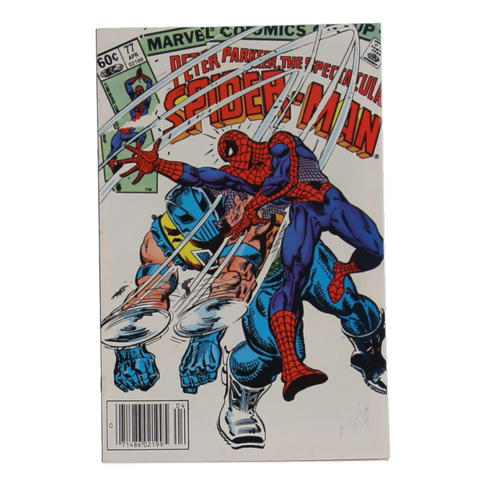 1983 "The Spectacular Spider-Man" Issue #77 Marvel Comic Book at PristineAuction.com