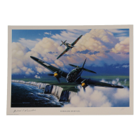 Herbert E. Knaebel Signed Stan Stokes "Hurricane On My Tail" Lithograph (AIV) at PristineAuction.com