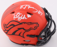 Rod Smith & Ed McCaffrey Signed Rave Alternate Speed Mini Helmet (Beckett) at PristineAuction.com