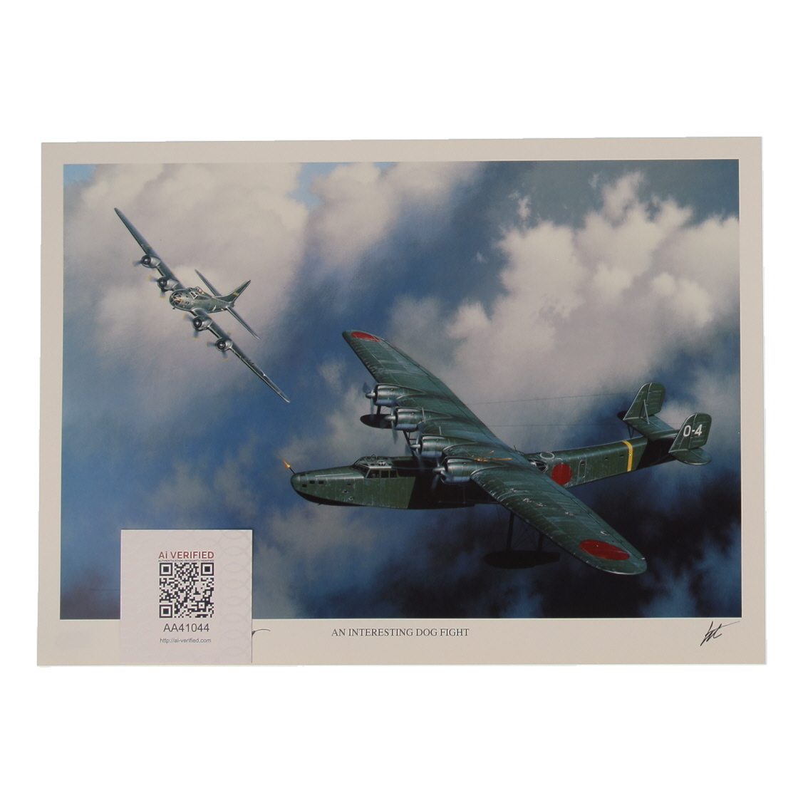 Edwin Loberg Signed Stan Stokes "An Interesting Dog Fight" Lithograph (AIV) at PristineAuction.com Edwin Loberg Signed Stan Stokes "An Interesting Dog Fight" Lithograph (AIV) at PristineAuction.com