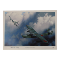 Edwin Loberg Signed Stan Stokes "An Interesting Dog Fight" Lithograph (AIV) at PristineAuction.com