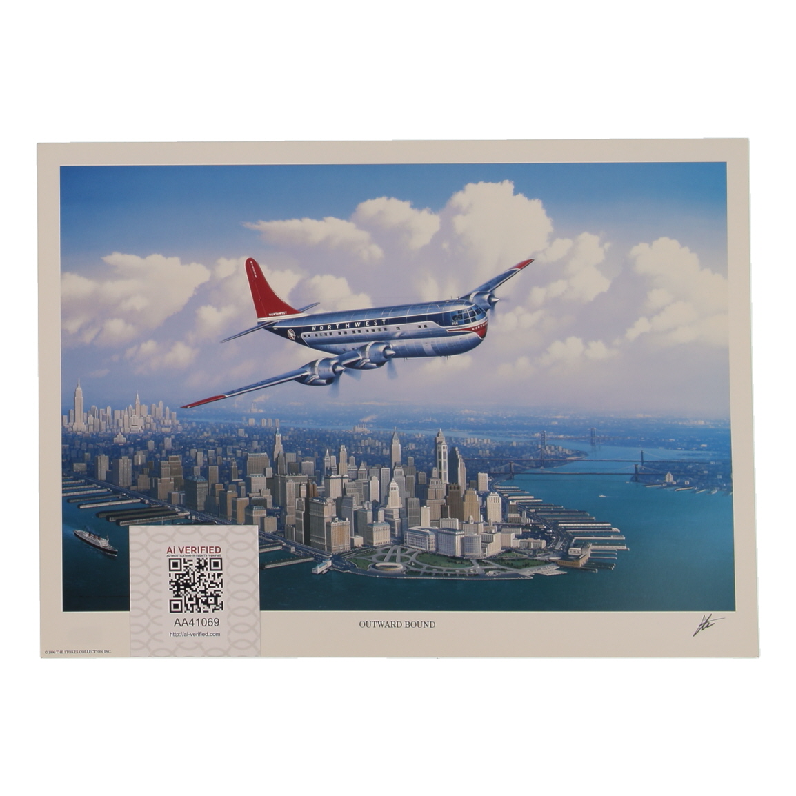 Spencer Marsh Signed Stan Stokes "Outward Bound" Lithograph (AIV) at PristineAuction.com Spencer Marsh Signed Stan Stokes "Outward Bound" Lithograph (AIV) at PristineAuction.com