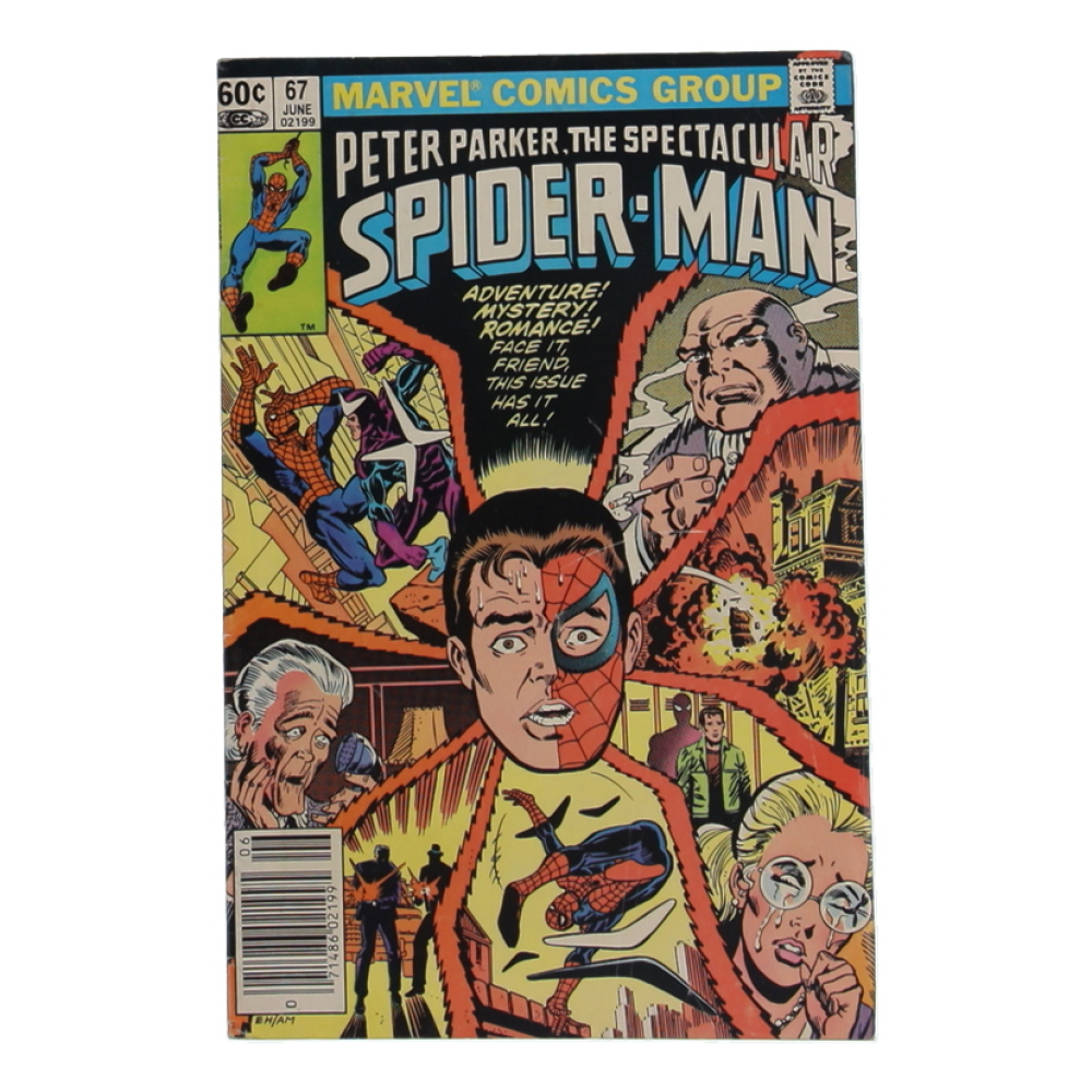 1982 "The Spectacular Spider-Man" Issue #67 Marvel Comic Book at PristineAuction.com
