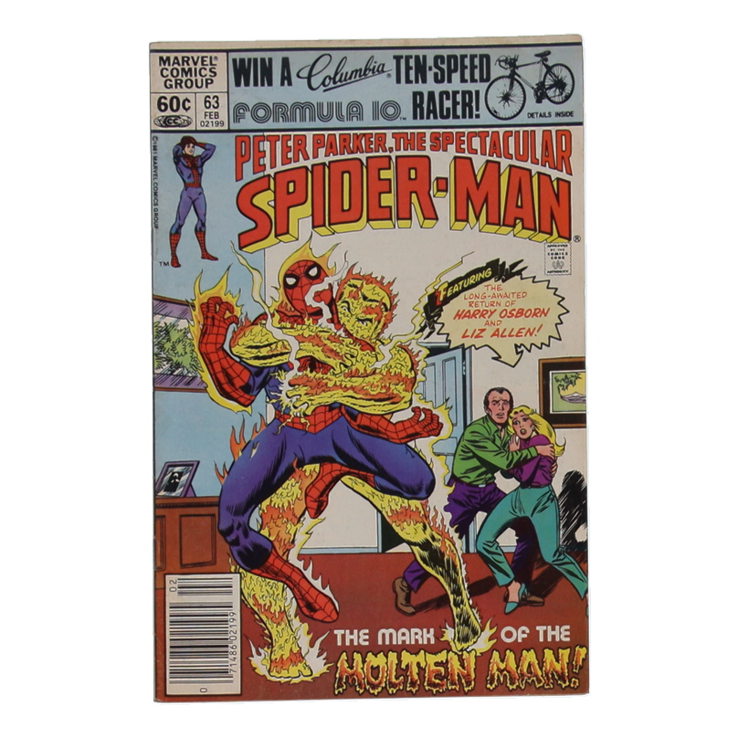 1982 "The Spectacular Spider-Man" Issue #63 Marvel Comic Book at PristineAuction.com 1982 "The Spectacular Spider-Man" Issue #63 Marvel Comic Book at PristineAuction.com