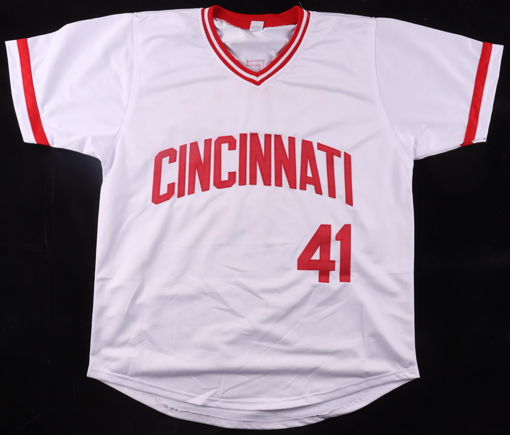 Lou Piniella Signed Jersey Inscribed "90 WSC" (AWM) at PristineAuction.com Lou Piniella Signed Jersey Inscribed "90 WSC" (AWM) at PristineAuction.com