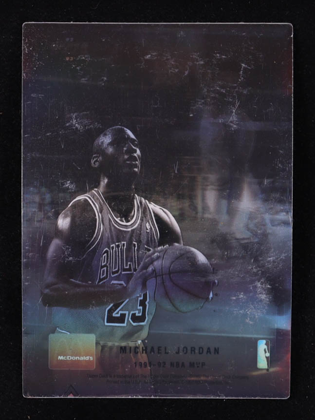 Michael Jordan 1992-93 Upper Deck McDonald's #NNO Holo at PristineAuction.com Michael Jordan 1992-93 Upper Deck McDonald's #NNO Holo at PristineAuction.com