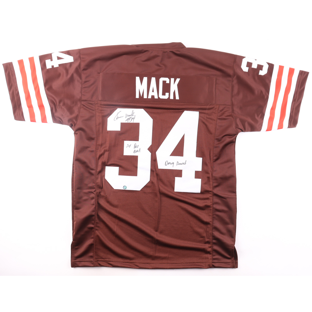 Kevin Mack Signed Jersey Inscribed "2x Pro Bowl" & "Dawg Pound" (AWM) at PristineAuction.com