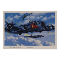 Carl D. Peterson Signed Stan Stokes "Ruby's Fortress" Lithograph Inscribed "Maj Gen USAF" (AIV) at PristineAuction.com