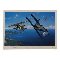 James Pickering Signed Stan Stokes "Faith, Hope And Charity" Lithograph Inscribed "RAF FL/LT" (AIV) at PristineAuction.com