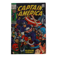1969 "Captain America" Issue #112 Marvel Comic Book at PristineAuction.com