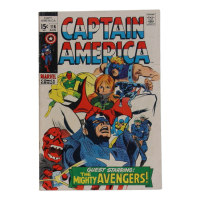1969 "Captain America" Issue #116 Marvel Comic Book at PristineAuction.com