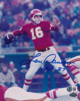 Len Dawson Signed Chiefs 8x10 Photo Inscribed "HOF 87" (Beckett) at PristineAuction.com