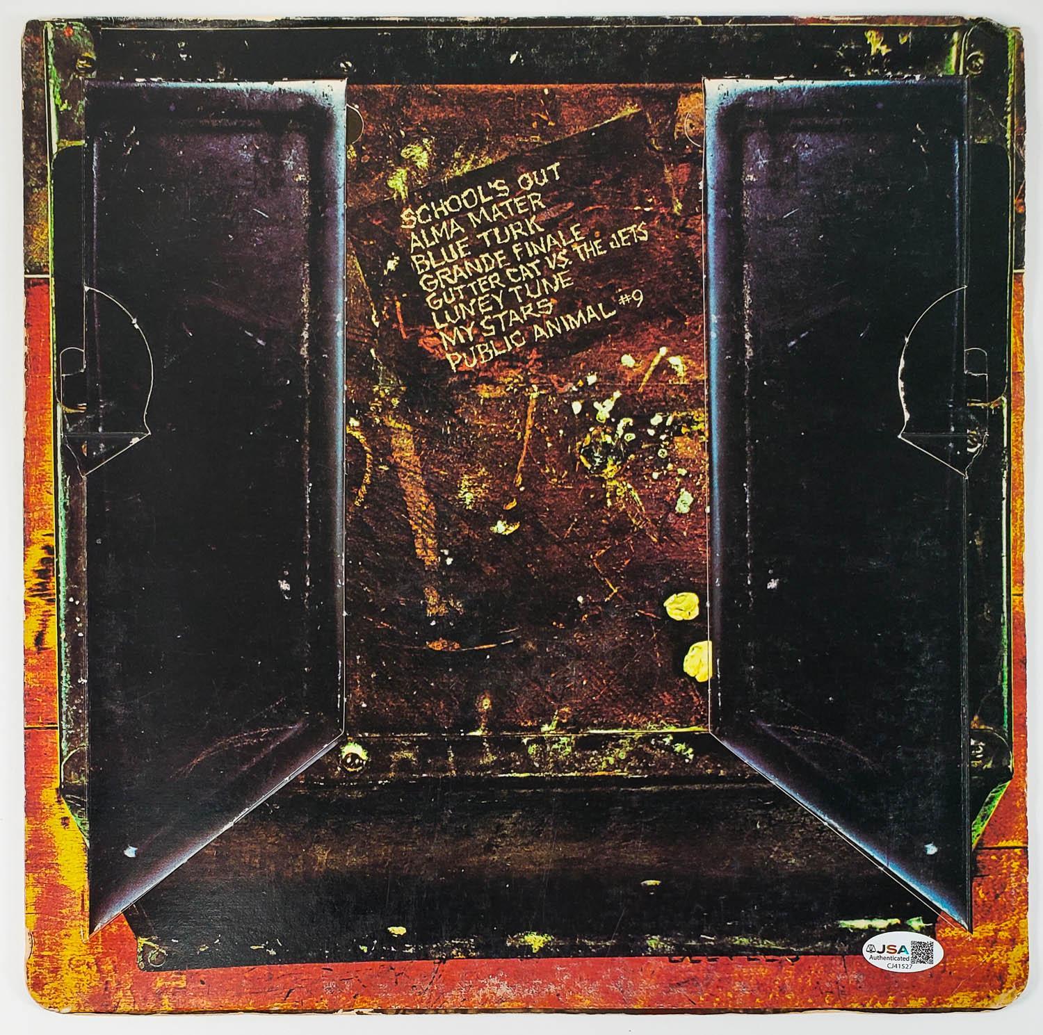 Alice Cooper Signed "School's Out" Vinyl Record Album Cover (JSA) at PristineAuction.com Alice Cooper Signed "School's Out" Vinyl Record Album Cover (JSA) at PristineAuction.com