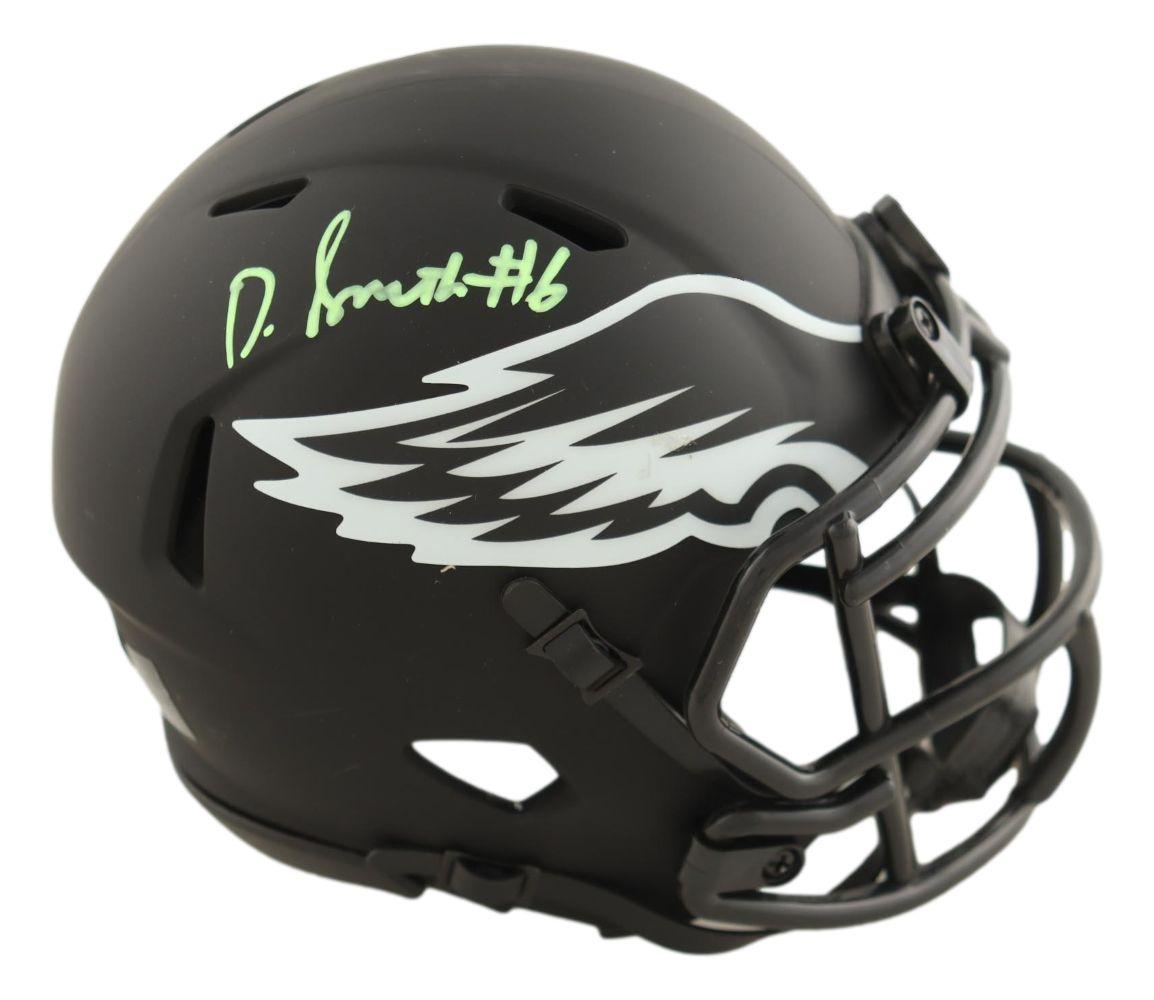 DeVonta Smith Signed Eagles Eclipse Alternate Speed Mini Helmet (Beckett) at PristineAuction.com DeVonta Smith Signed Eagles Eclipse Alternate Speed Mini Helmet (Beckett) at PristineAuction.com