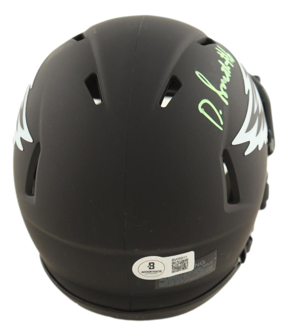 DeVonta Smith Signed Eagles Eclipse Alternate Speed Mini Helmet (Beckett) at PristineAuction.com DeVonta Smith Signed Eagles Eclipse Alternate Speed Mini Helmet (Beckett) at PristineAuction.com