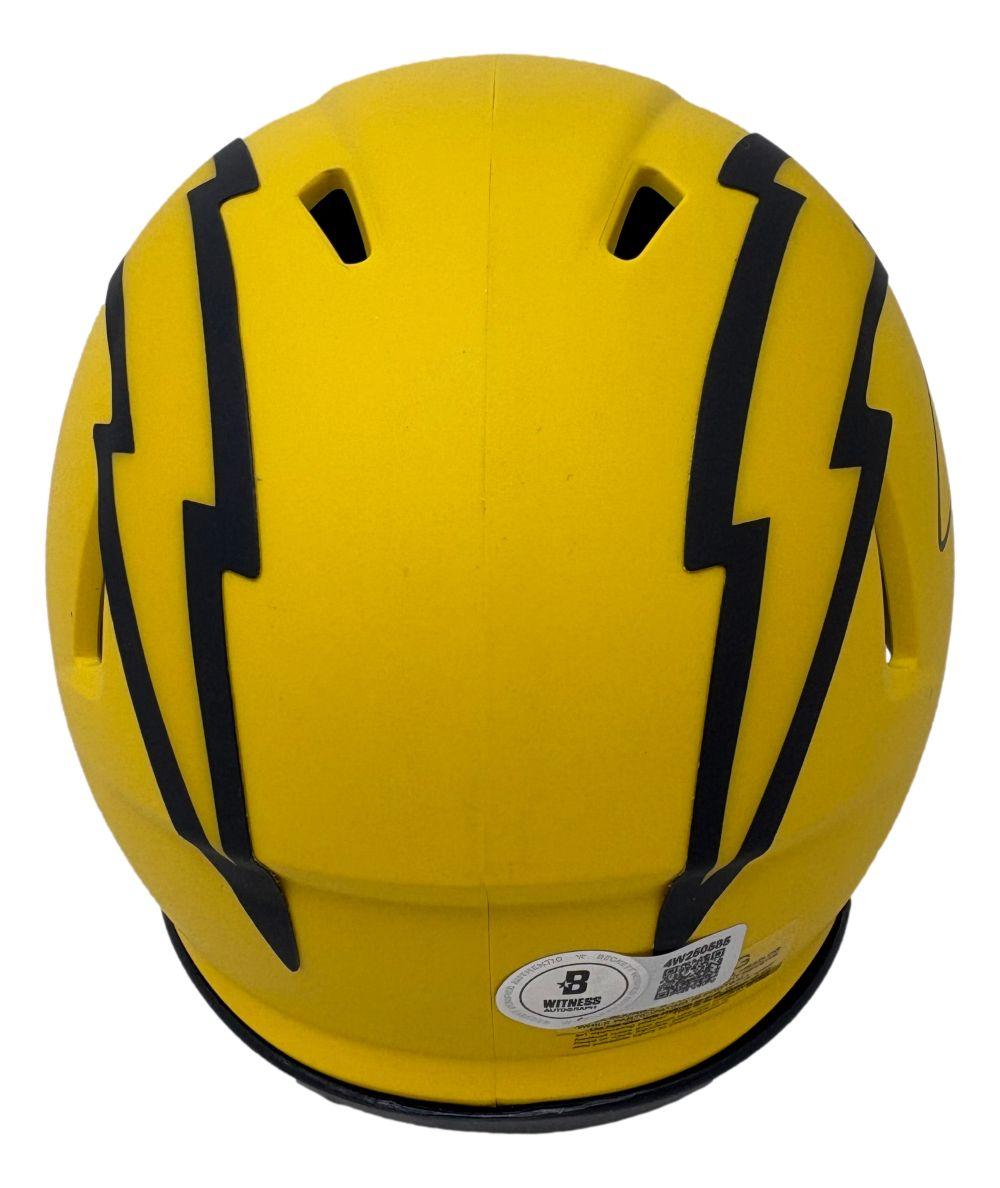 LaDainian Tomlinson Signed Chargers Rave Alternate Speed Mini Helmet (Beckett) at PristineAuction.com LaDainian Tomlinson Signed Chargers Rave Alternate Speed Mini Helmet (Beckett) at PristineAuction.com