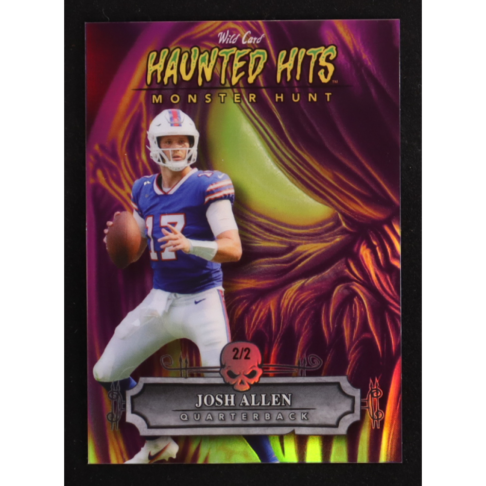 Josh Allen 2024 Wild Card Haunted Hits Monster Hunt #JA #2/2 at PristineAuction.com