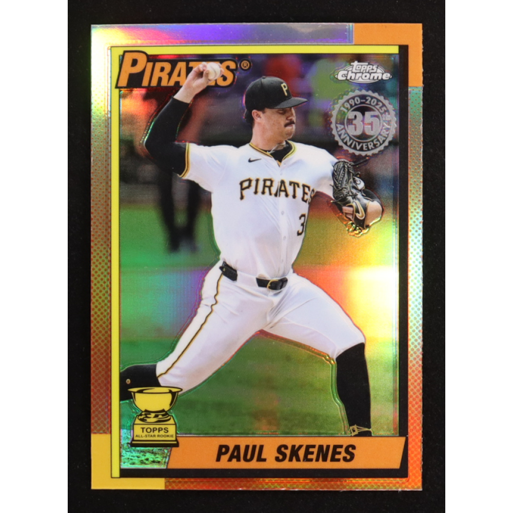 Paul Skenes 2025 Topps Chrome '90 Topps #90CB13 at PristineAuction.com