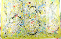 "Ultra Lines W1" 2026 42x58 Original Painting on Canvas by Tadas Zaicikas | TedyZet (Zaicikas) at PristineAuction.com