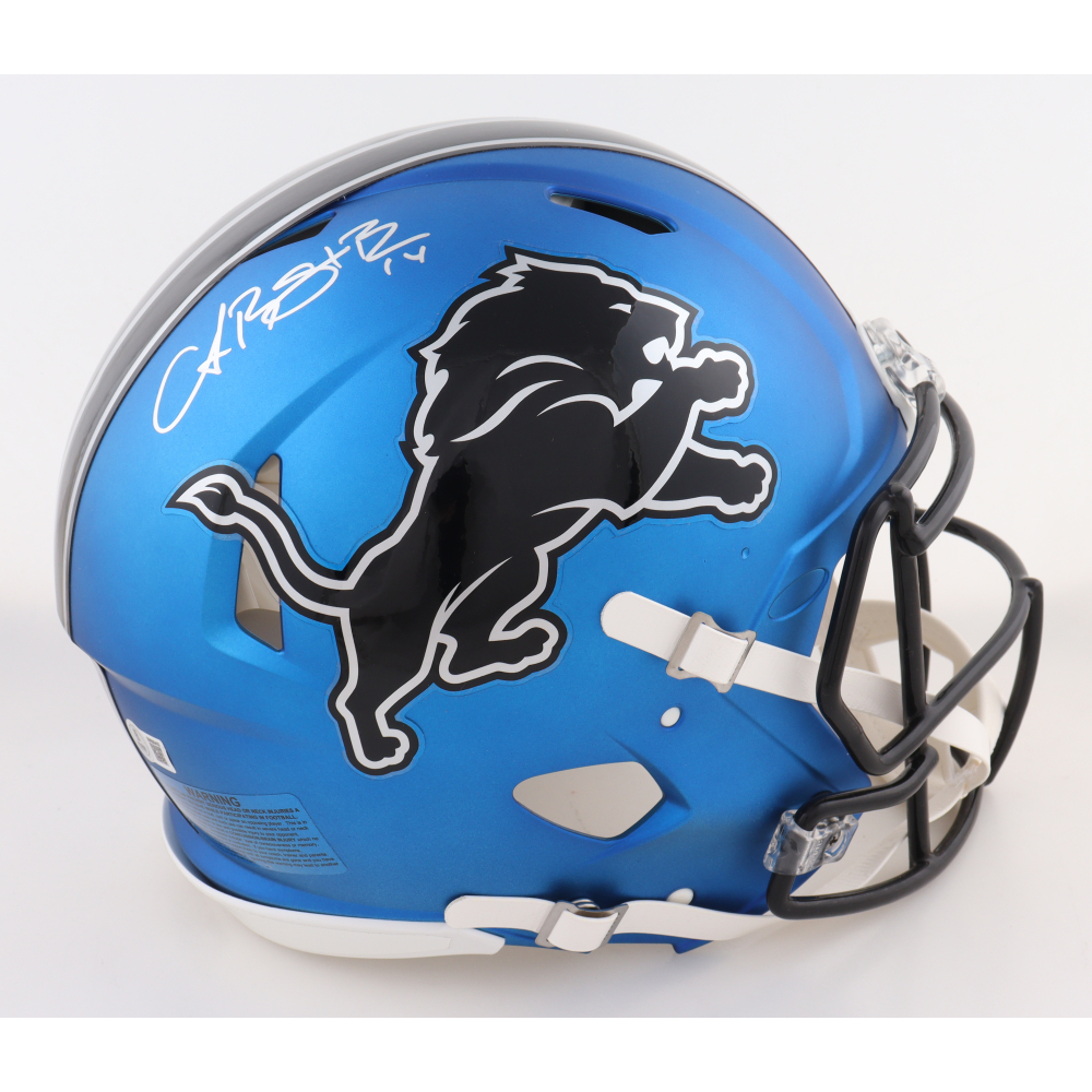 Amon-Ra St. Brown Signed Lions Full-Size Authentic On-Field Speed Helmet (Beckett) at PristineAuction.com
