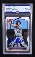 Nolan Mclean Signed 2023 Bowman Draft #BD-96 RC (PSA) at PristineAuction.com