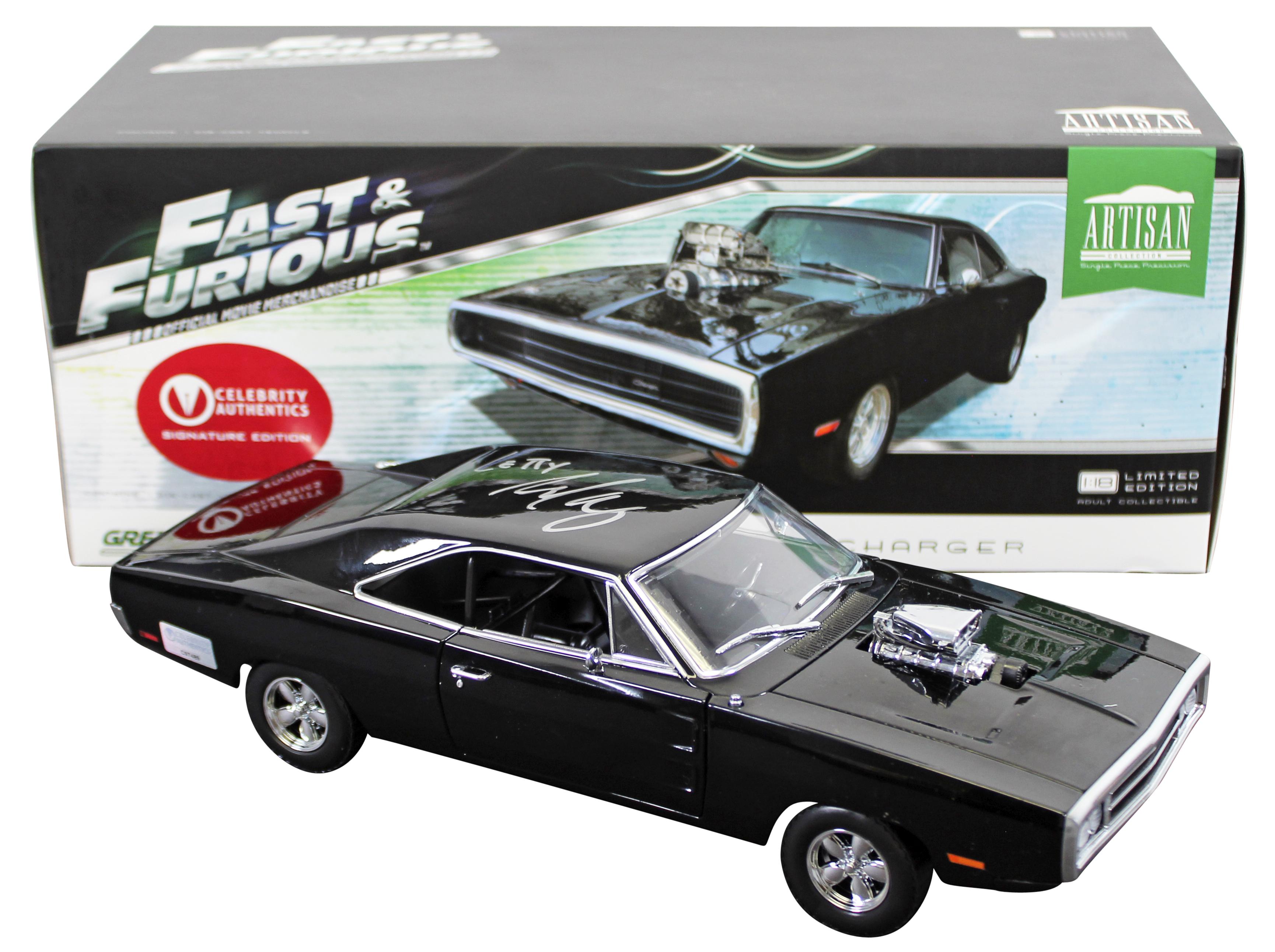 Michelle Rodriguez Signed "Fast & Furious" Dom's 1970 Dodge Charger 1:18 Scale Die-Cast Car Inscribed "Letty" (Celebrity Authentics) at PristineAuction.com Michelle Rodriguez Signed "Fast & Furious" Dom's 1970 Dodge Charger 1:18 Scale Die-Cast Car Inscribed "Letty" (Celebrity Authentics) at PristineAuction.com
