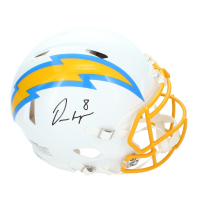 Omarion Hampton Signed Chargers Full-Size Authentic On-Field Speed Helmet (Beckett) at PristineAuction.com