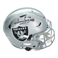 Howie Long Signed Raiders Full-Size Authentic On-Field Speedflex Helmet Inscribed "HOF 00" (Beckett) at PristineAuction.com