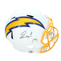 Omarion Hampton Signed Chargers Full-Size Speed Helmet (Beckett) at PristineAuction.com