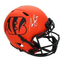 Chase Brown Signed Bengals Full-Size Authentic On-Field Rave Alternate Speed Helmet (Beckett) at PristineAuction.com